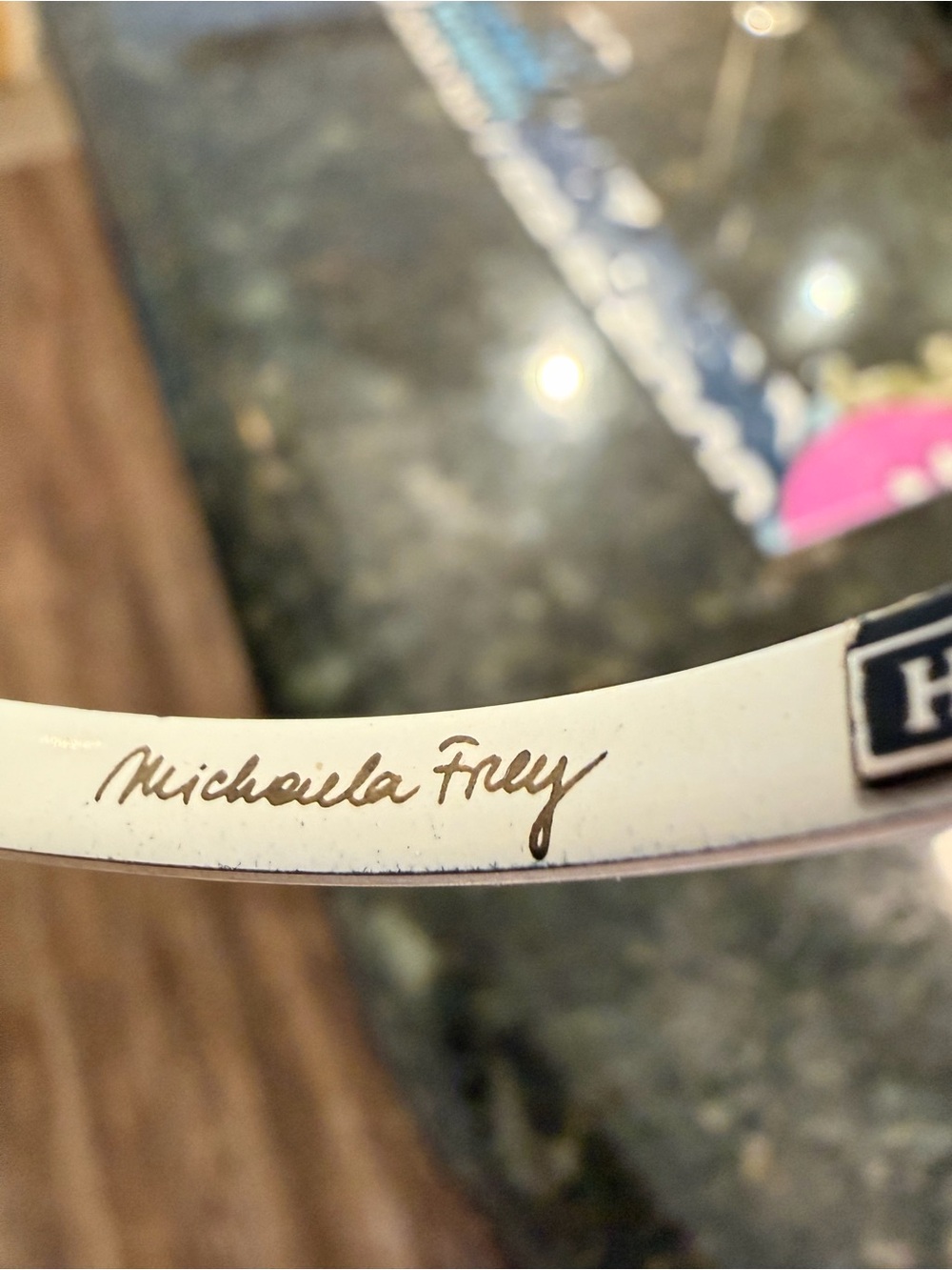 Two Michaela Frey White Women's Bracelet with Signature Logo